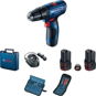 Bosch GSB 120-LI 2x2Ah + 23pcs Bit Set - Cordless Drill