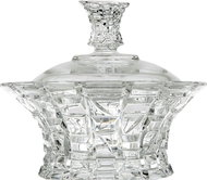 Bohemia Crystal Jar with Lid Patriot 180mm - Storage Jar