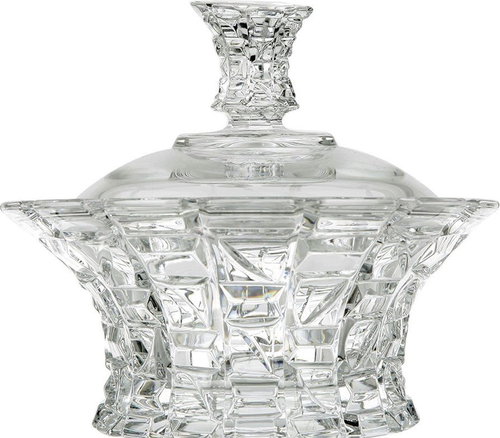 Bohemia Crystal Jar with Lid Patriot 180mm - Storage Jar - Main image