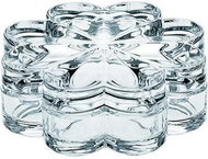 Bohemia Crystal Box with Lid, Clover 128mm - Storage Jar