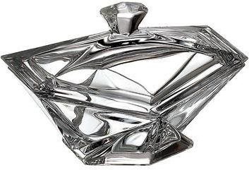 Bohemia Crystal Origami Box with Lid 160mm - Storage Jar - Main image