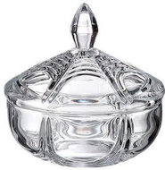 Bohemia Crystal Nova Orion Container with Lid 150mm - Storage Jar