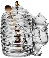 Bohemia Crystal Dóza na med Medvídek 150mm - Dóza