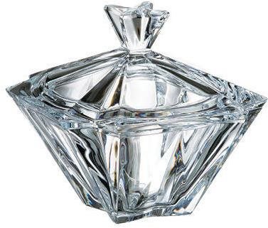 Bohemia Crystal Jar with Lid Metropolitan 220mm - Storage Jar - Main image