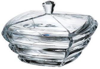 Bohemia Crystal Jar with Lid Segment 205mm - Storage Jar - Main image