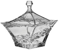 Bohemia Crystal Jar with lid Samurai 185mm - Storage Jar