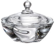 Bohemia Crystal Jar with Lid Barley Twist 195/200mm - Storage Jar