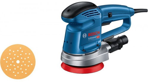 BOSCH Professional Eccentric Grinder Electric GEX 34-125 0.601.372.300 - Random Orbital Sander - Main image