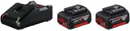 Bosch 2× GBA 18V 4.0Ah + GAL 18V-40 - Charger and Spare Batteries