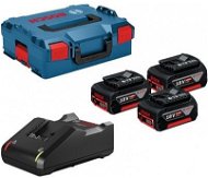 Bosch 3× GBA 18V 5.0 Ah + GAL 18V-40 - Charger and Spare Batteries