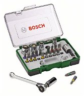 Bosch Skrutkovacia minisúprava s račňou Extra Hard na hobby použitie, 27 ks - Sada bitov