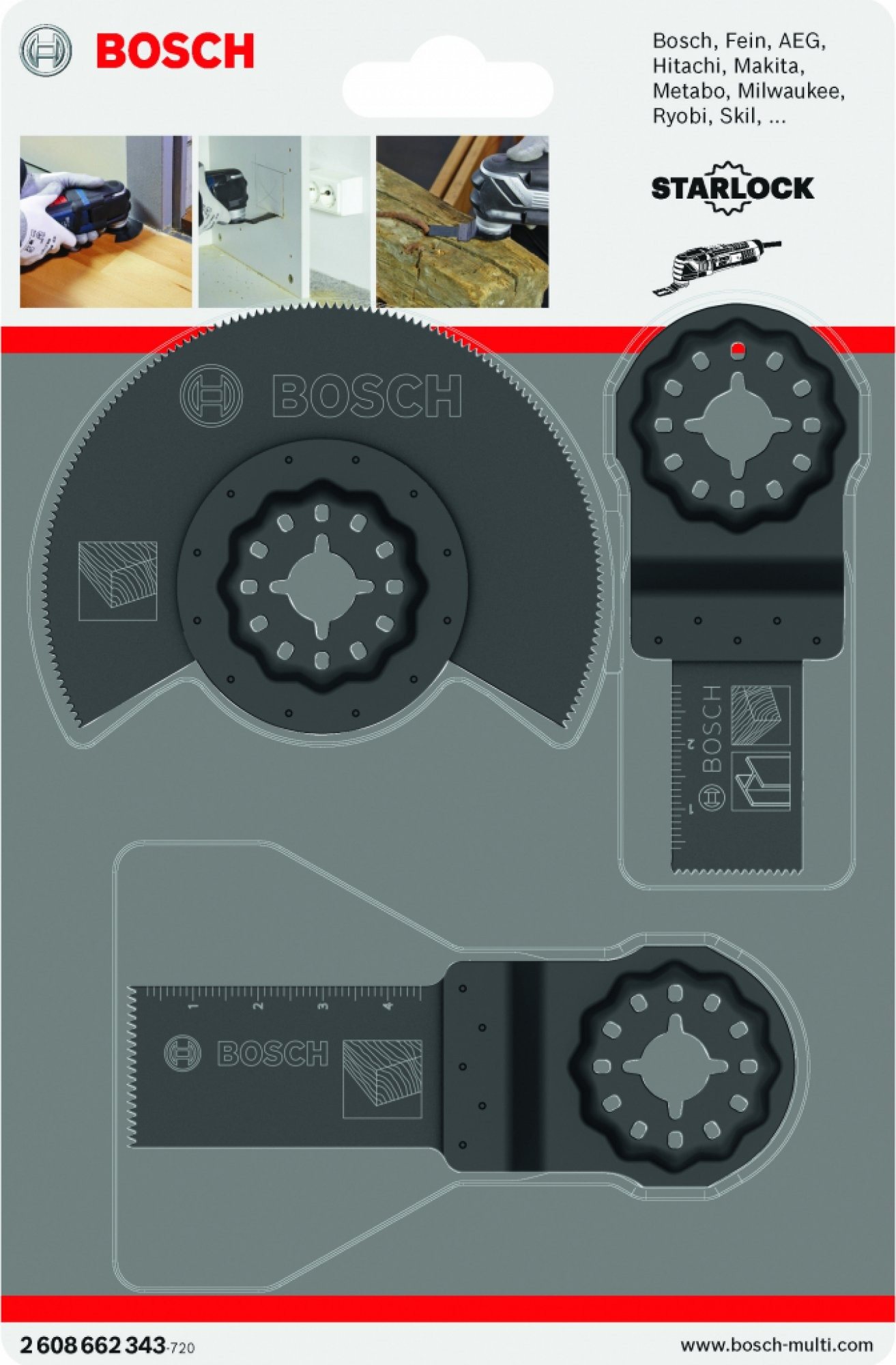 Bosch 2608662343 háromrészes készlet fához