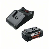 Bosch Battery and Charger Starter Set 18 V (4.0 Ah Battery, AL18V