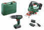 Bosch UniversalImpact 18V + PST 18 LI, 2x 1,5 Ah, töltő, koffer - Akkus fúró