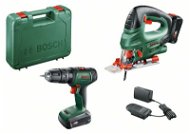 Bosch UniversalImpact 18V + PST 18 LI, 2x 1.5 Ah, nabíječka, kufr 0.603.9D4.10B - Cordless Drill