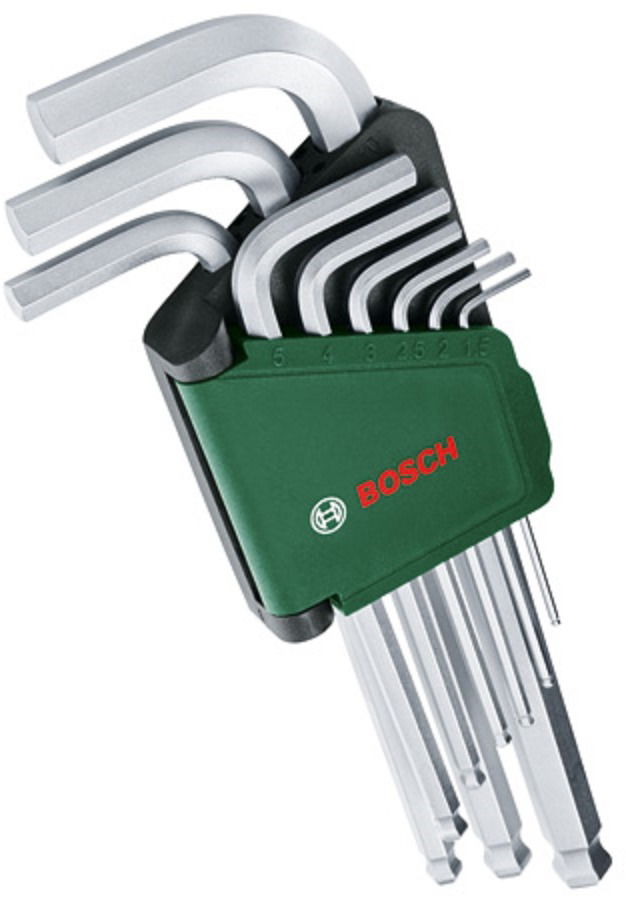 Bosch Sada estihrann ch kl 9 kus 1.600.A02.BX9 Hex Key Set