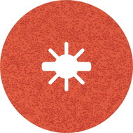 BOSCH Fíbrový kotouč EXPERT R782 Prisma Ceramic X-LOCK, 125 mm, 22,23 mm, G 36, 5 ks 2.608.621.808 - Brusný kotouč