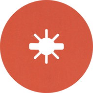 BOSCH Fíbrový brusný kotouč EXPERT R782 Prisma Ceramic X-LOCK 125 mm, 22,23 mm, P120 2.608.621.827 - Brusný kotouč