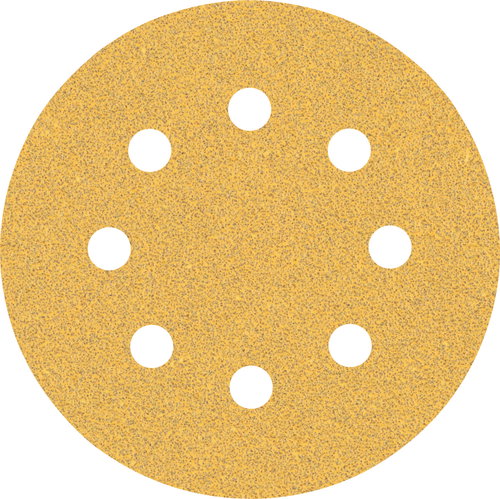 BOSCH EXPERT Sanding papers C470 with 8 holes for vibratory sanders 115 mm, G 60, 5 pcs 2.608.900.79 - Sandpaper - Main image