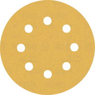 BOSCH EXPERT Sanding papers C470 with 8 holes for vibratory sanders 115 mm, G 180, 5 pcs 2.608.900.7 - Sandpaper