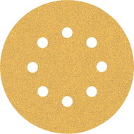 BOSCH EXPERT Sanding papers C470 with 8 holes for vibratory sanders 125 mm, G 60, 5 pcs 2.608.900.80 - Sandpaper