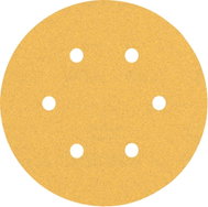 BOSCH EXPERT Sanding papers C470 with 6 holes for vibratory sanders 150 mm, G 100, 5 pcs 2.608.900.8 - Sandpaper