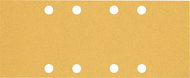 BOSCH EXPERT Sanding papers C470 with 8 holes for vibratory sanders 93 × 230mm, P80, 10 pcs 2.608.90 - Sandpaper