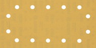 BOSCH EXPERT 10 pieces of C470 paper with 14 holes for vibratory grinders 115 × 230 mm, G 320, 2.608 - Sandpaper