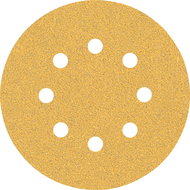 BOSCH EXPERT Sanding papers C470 with 8 holes for vibratory sanders 125 mm, G 60, 50 pcs 2.608.900.9 - Sandpaper
