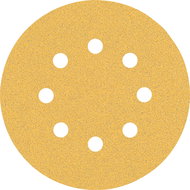 BOSCH EXPERT Sanding papers C470 with 8 holes for vibratory sanders 125 mm, G 80, 50 pcs 2.608.900.9 - Sandpaper