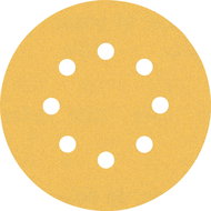 BOSCH EXPERT Sanding papers C470 with 8 holes for vibratory sanders 125 mm, G 120, 50 pcs 2.608.900. - Sandpaper