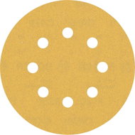 BOSCH EXPERT Sanding papers C470 with 8 holes for eccentric sanders 125 mm, P180, 50 pcs 2.608.900.9 - Sandpaper