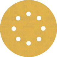 BOSCH EXPERT Sanding papers C470 with 8 holes for vibratory sanders 125 mm, G 320, 50 pcs 2.608.900. - Sandpaper