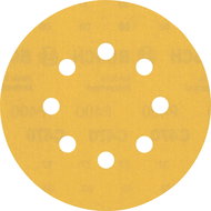 BOSCH EXPERT Sanding papers C470 with 8 holes for vibratory sanders 125 mm, G 400, 50 pcs 2.608.900. - Sandpaper