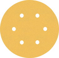 BOSCH EXPERT Sanding papers C470 with 6 holes for vibratory sanders 150 mm, G 120, 50 pcs 2.608.900. - Sandpaper