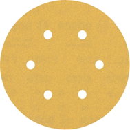 BOSCH EXPERT Sanding papers C470 with 6 holes for vibratory sanders 150 mm, G 180, 50 pcs 2.608.900. - Sandpaper