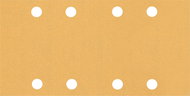 BOSCH EXPERT Sandpaper C470 with 8 holes for vibratory sanders 93 × 186 mm, G 100, 2.608.900.938 - Sandpaper