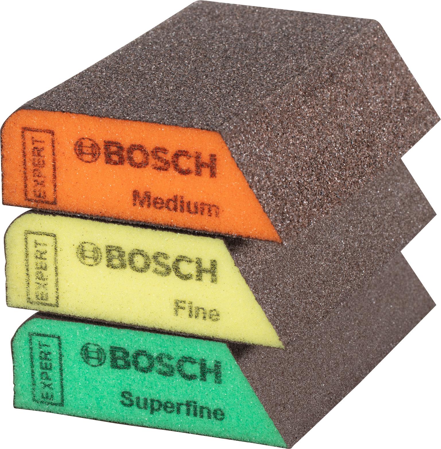 BOSCH EXPERT 2608901174 S470 combi csiszolóhasáb 69 × 97 × 26 mm, M, F, SF, 3 db