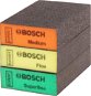 BOSCH 2608901175 EXPERT S471 Standard csiszolószivacs, 69 × 97 × 26 mm, M, F, SF, 3 db - Csiszolószivacs