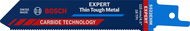 BOSCH Pilový list do pily ocasky EXPERT Thin Tough Metal S 522 EHM, 1 ks 2.608.900.359 - Pilový list