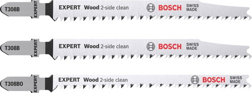 BOSCH 3-piece saw blade set T308B/BO EXPERT Wood 2-side clean 2.608.900.559 - Saw Blade Set - Main image