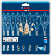 BOSCH 8-piece set of flat wood drill bits EXPERT Self Cut Speed, 12 - 32 mm 2.608.900.335 - Drill Set