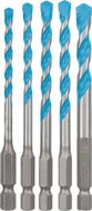 BOSCH 5-piece drill set EXPERT HEX-9 MultiConstruction 4/5/6/6/8 mm 2.608.900.585 - Drill Set