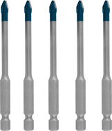 BOSCH Vrtáky do střešních tašek EXPERT HEX-9 HardCeramic 5 mm, 5 ks 2.608.900.598 - Sada vrtáků