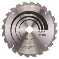 BOSCH Optiline Wood saw blade 254 × 30 × 2.0 mm, 24 2.608.640.434 - Circular Saw Blade
