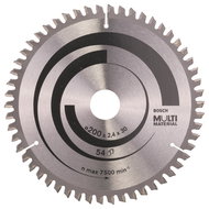 BOSCH Multi Material saw blade 200 × 30 × 2.4 mm 2.608.640.510 - Circular Saw Blade