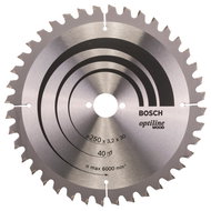 BOSCH Optiline Wood saw blade 250 × 30 × 3.2 mm, 40 2.608.640.643 - Circular Saw Blade