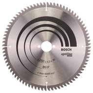 BOSCH Optiline Wood saw blade 250 × 30 × 3.2 mm, 80 2.608.640.645 - Circular Saw Blade