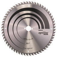 BOSCH Optiline Wood saw blade 315 × 30 × 3.2 mm, 60 2.608.640.651 - Circular Saw Blade