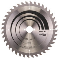 BOSCH Optiline Wood saw blade 250 × 30 × 3.2 mm, 40 2.608.640.670 - Circular Saw Blade